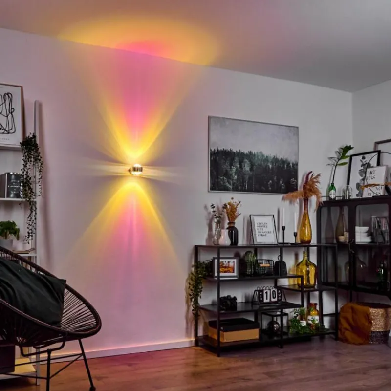 hofstein Applique murale Sapri Argenté, 1 lumière