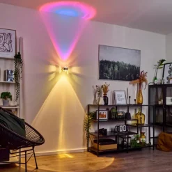 hofstein Applique murale Sapri Argenté, 1 lumière