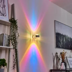 hofstein Applique murale Sapri Argenté, 1 lumière