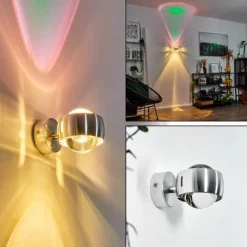 hofstein Applique murale Sapri Argenté, 1 lumière