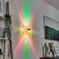 hofstein Applique murale Sapri Argenté, 1 lumière