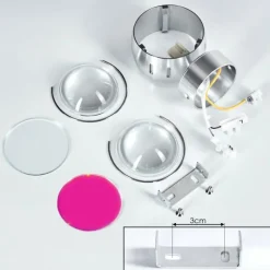 hofstein Applique murale Sapri Argenté, 1 lumière