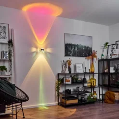 hofstein Applique murale Sapri Argenté, 1 lumière