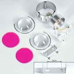 hofstein Applique murale Sapri Argenté, 1 lumière