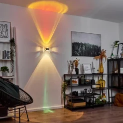 hofstein Applique murale Sapri Argenté, 1 lumière