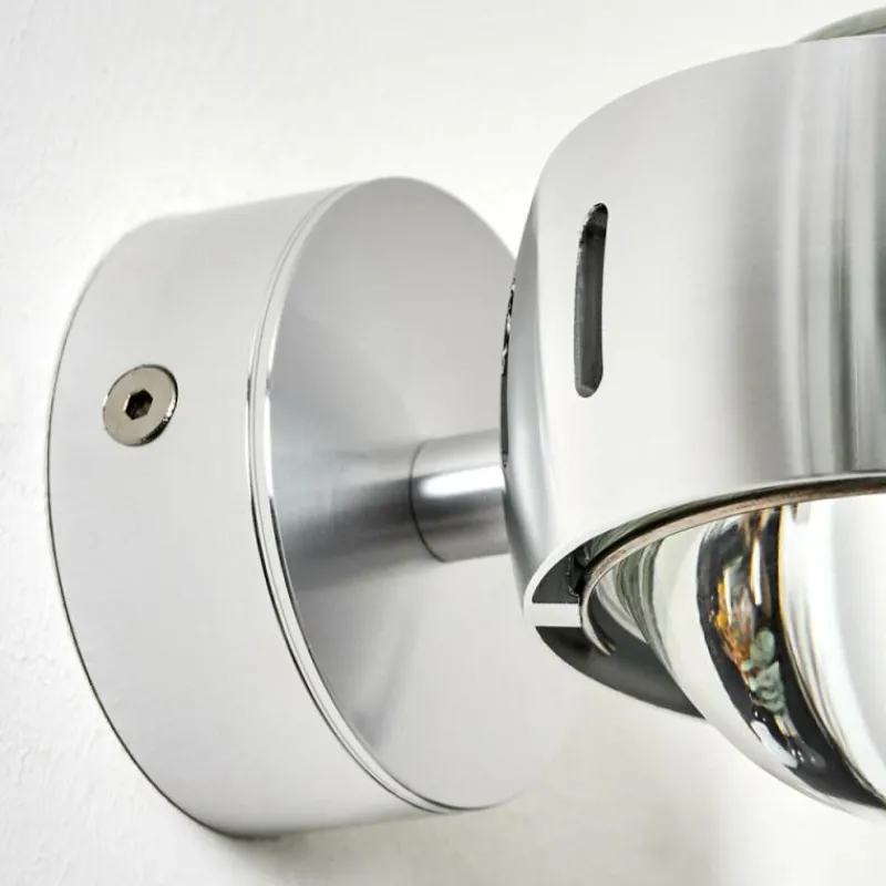 hofstein Applique murale Sapri Argenté, 1 lumière