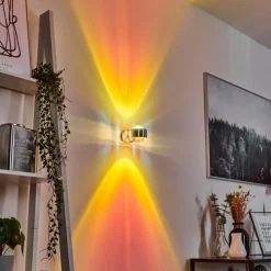 hofstein Applique murale Sapri Argenté, 1 lumière