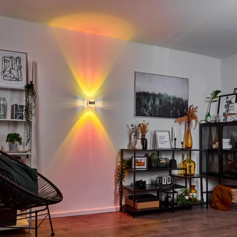 hofstein Applique murale Sapri Argenté, 1 lumière