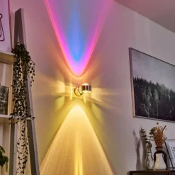 hofstein Applique murale Sapri Argenté, 1 lumière