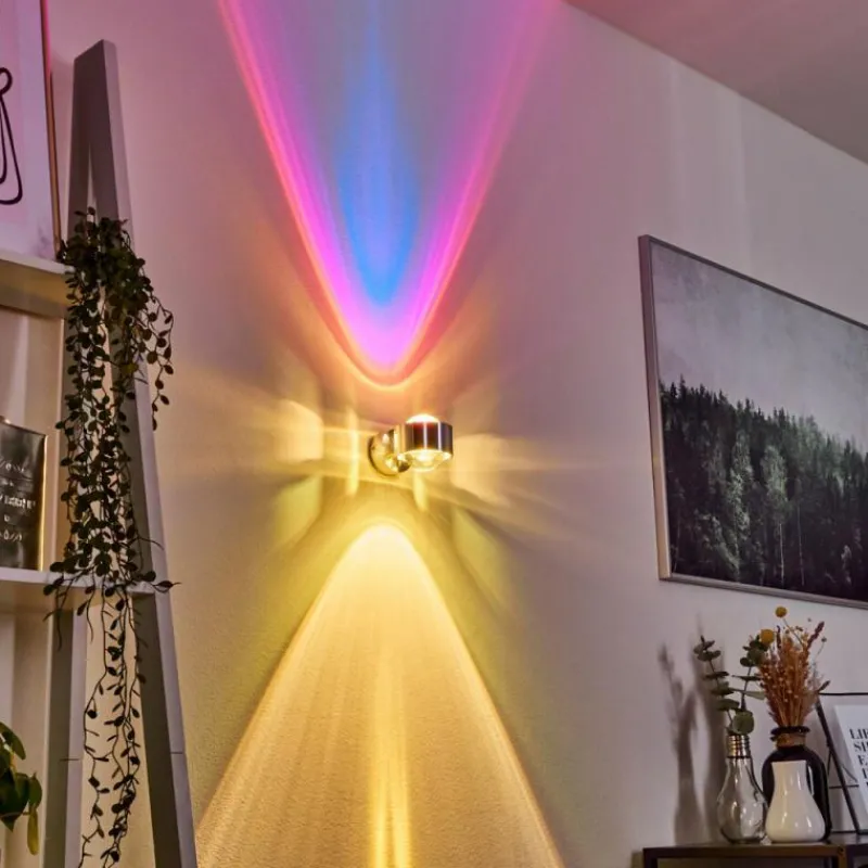 hofstein Applique murale Sapri Argenté, 1 lumière