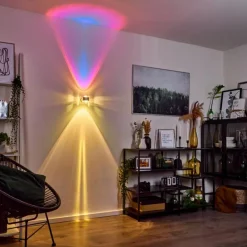 hofstein Applique murale Sapri Argenté, 1 lumière