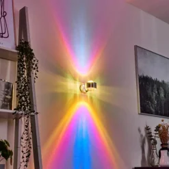 hofstein Applique murale Sapri Argenté, 1 lumière