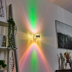 hofstein Applique murale Sapri Argenté, 1 lumière