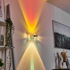 hofstein Applique murale Sapri Argenté, 1 lumière