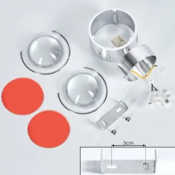 hofstein Applique murale Sapri Argenté, 1 lumière