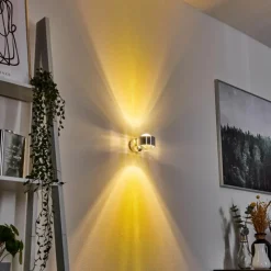 hofstein Applique murale Sapri Argenté, 1 lumière