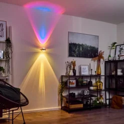 hofstein Applique murale Sapri Argenté, 1 lumière