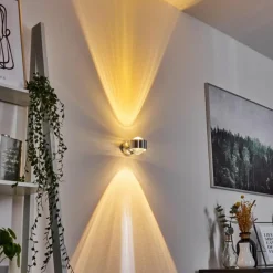 hofstein Applique murale Sapri Argenté, 1 lumière