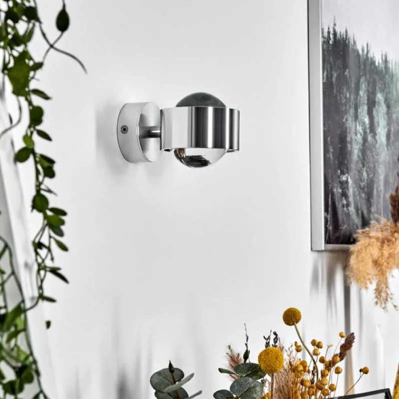 hofstein Applique murale Sapri Argenté, 1 lumière