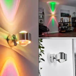 hofstein Applique murale Sapri Argenté, 1 lumière