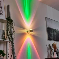 hofstein Applique murale Sapri Argenté, 1 lumière