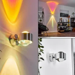 hofstein Applique murale Sapri Argenté, 1 lumière