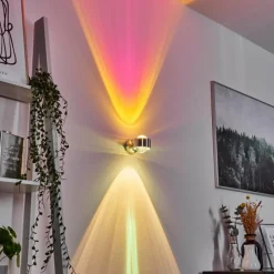 hofstein Applique murale Sapri Argenté, 1 lumière