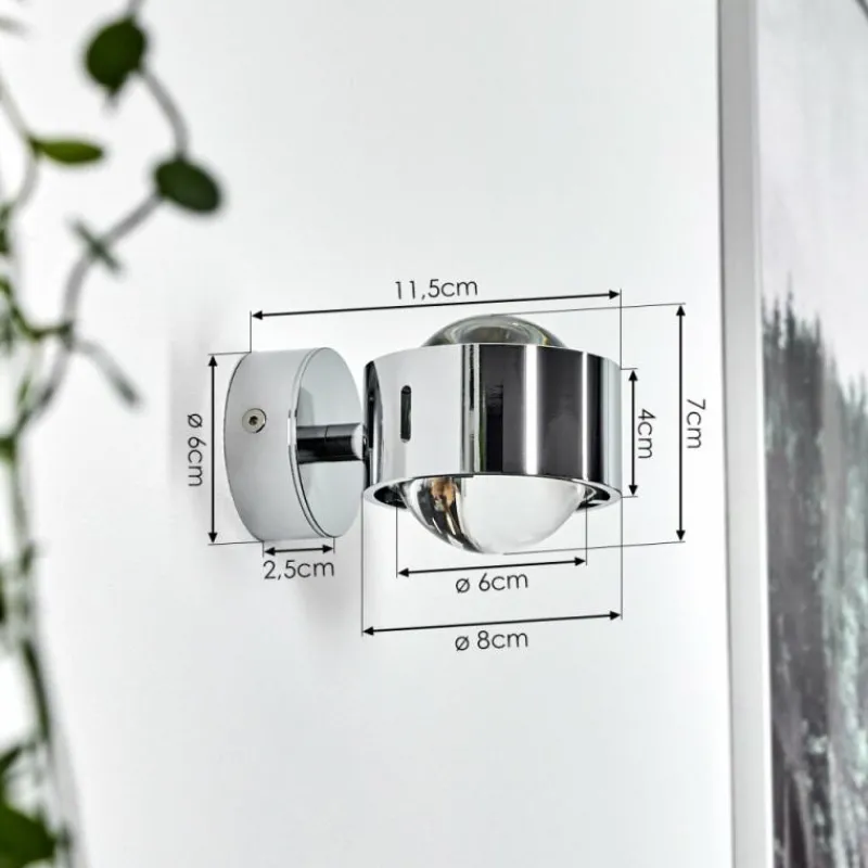 hofstein Applique murale Sapri Chrome, 1 lumière