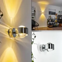 hofstein Applique murale Sapri Chrome, 1 lumière