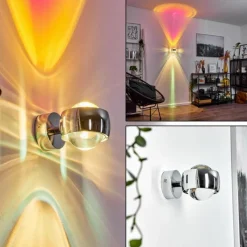 hofstein Applique murale Sapri Chrome, 1 lumière