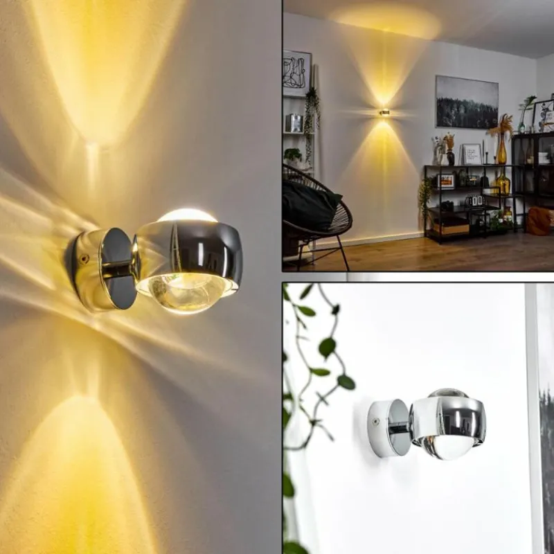 hofstein Applique murale Sapri Chrome, 1 lumière