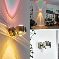 hofstein Applique murale Sapri Nickel mat, 1 lumière