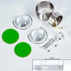 hofstein Applique murale Sapri Nickel mat, 1 lumière