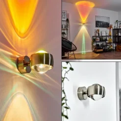 hofstein Applique murale Sapri Nickel mat, 1 lumière