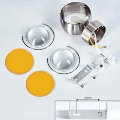 hofstein Applique murale Sapri Nickel mat, 1 lumière