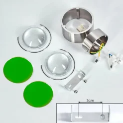 hofstein Applique murale Sapri Nickel mat, 1 lumière