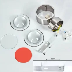 hofstein Applique murale Sapri Nickel mat, 1 lumière