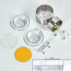 hofstein Applique murale Sapri Nickel mat, 1 lumière