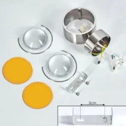 hofstein Applique murale Sapri Nickel mat, 1 lumière