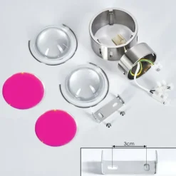 hofstein Applique murale Sapri Nickel mat, 1 lumière