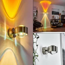 hofstein Applique murale Sapri Nickel mat, 1 lumière