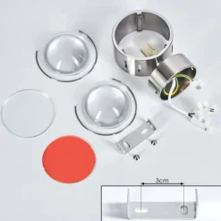 hofstein Applique murale Sapri Nickel mat, 1 lumière