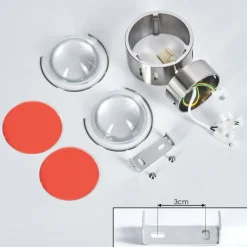 hofstein Applique murale Sapri Nickel mat, 1 lumière