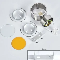 hofstein Applique murale Sapri Nickel mat, 1 lumière