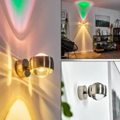 hofstein Applique murale Sapri Nickel mat, 1 lumière