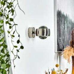 hofstein Applique murale Sapri Nickel mat, 1 lumière