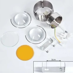 hofstein Applique murale Sapri Nickel mat, 1 lumière