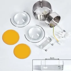 hofstein Applique murale Sapri Nickel mat, 1 lumière