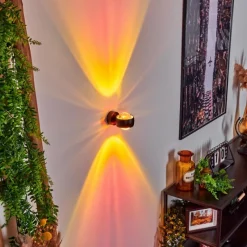 hofstein Applique murale Sapri Noir, 1 lumière