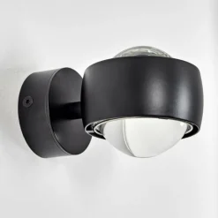 hofstein Applique murale Sapri Noir, 1 lumière